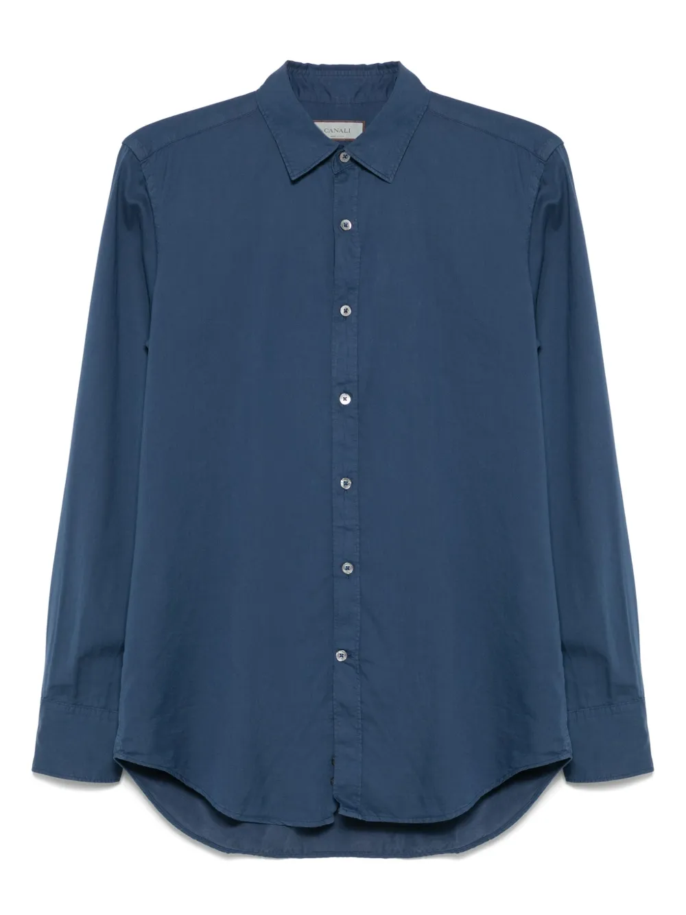 Canali Klassisches Twill-Hemd | Blau | Image 1