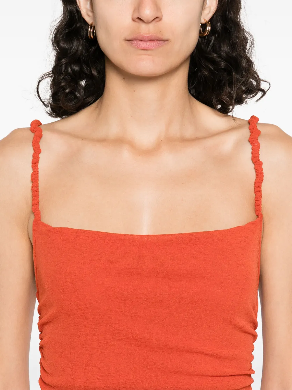 Nanushka Adie mini-jurk Oranje