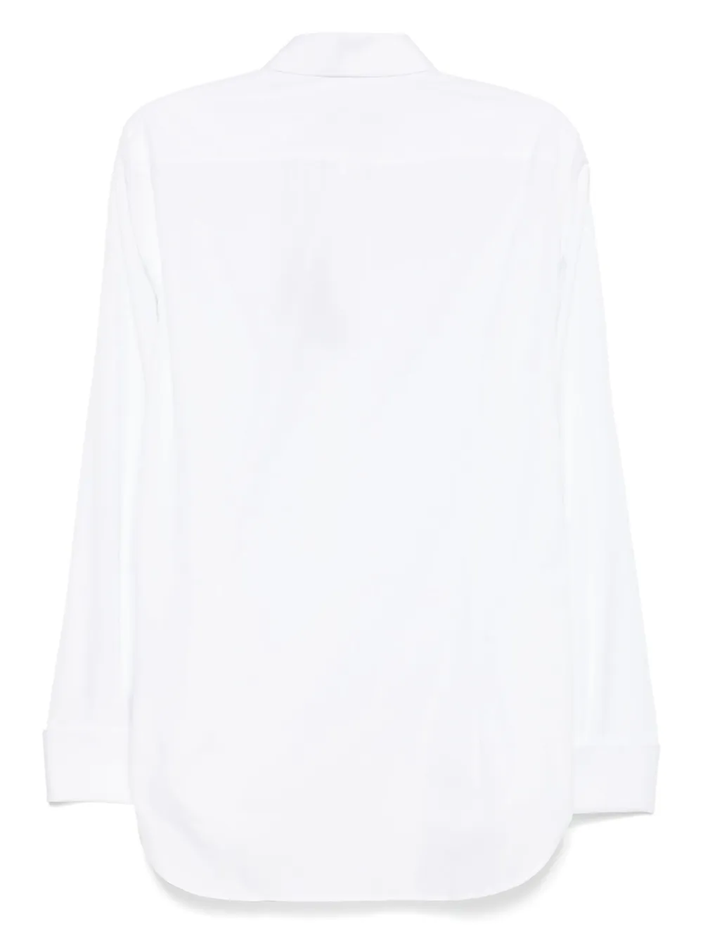 Canali Katoenen overhemd - Wit