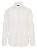 Barba geometric-pattern shirt - White