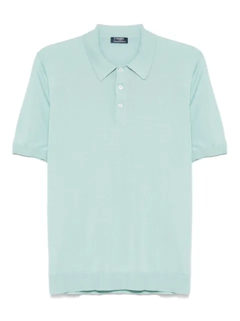 Barba silk polo shirt