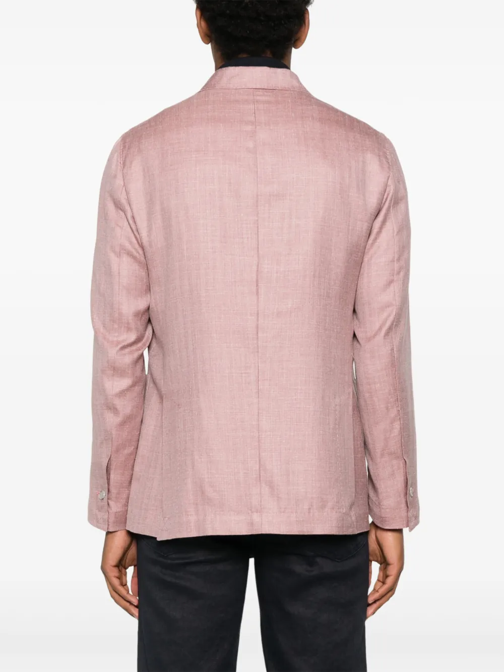 Barba single-breasted blazer Roze