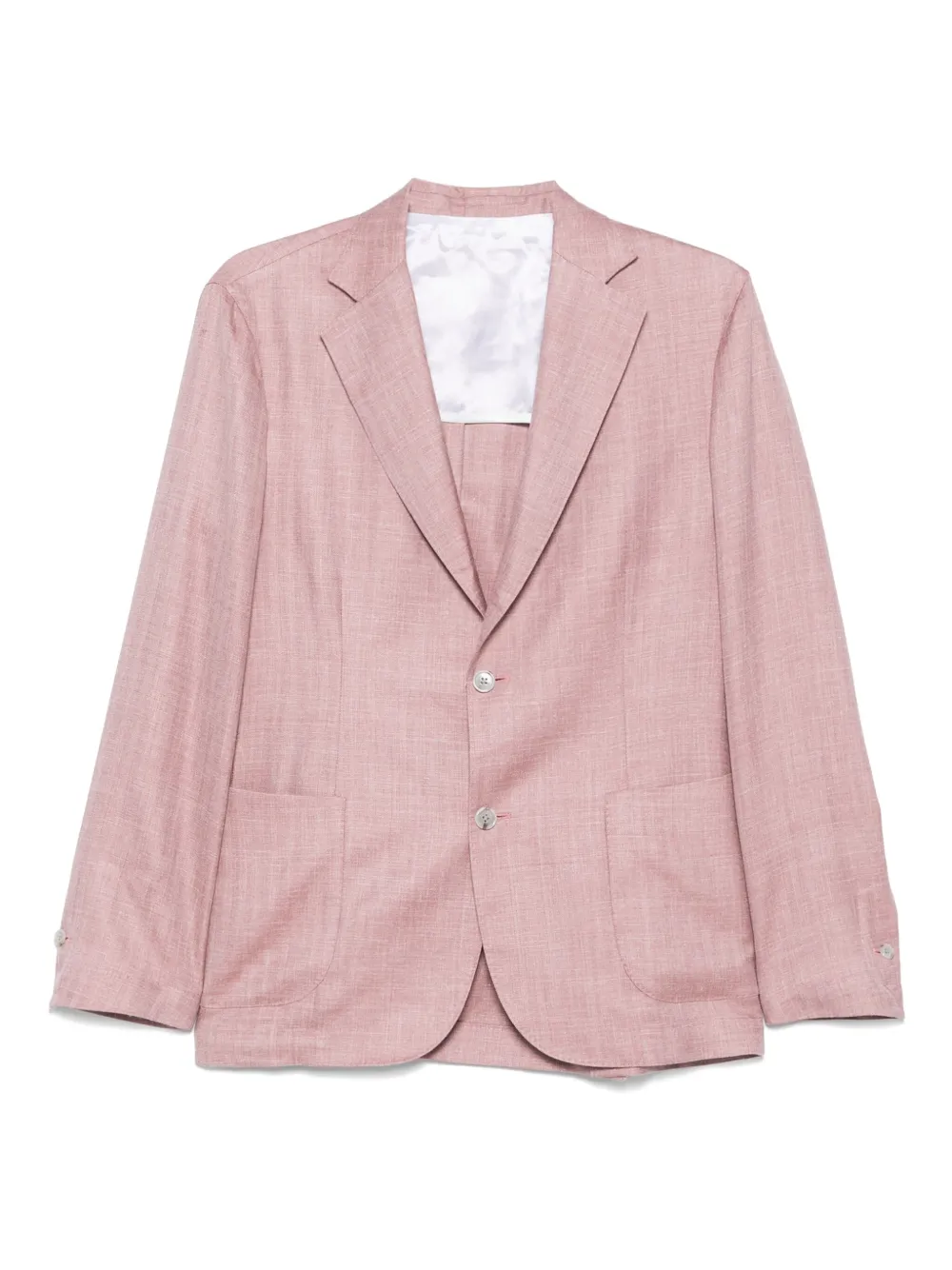 Barba single-breasted blazer Roze