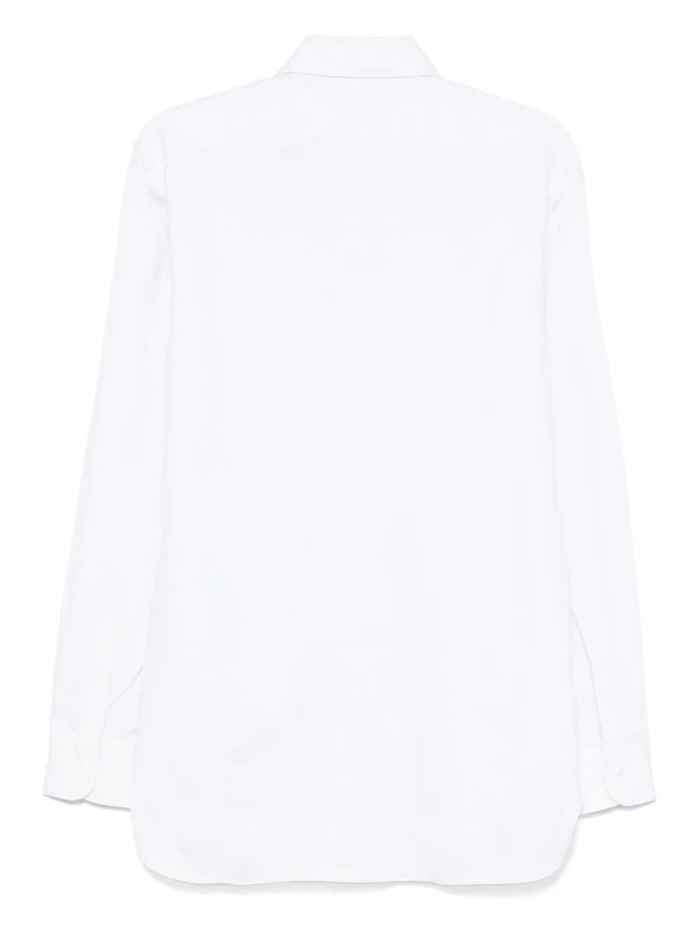 Barba cutaway-collar shirt - Wit