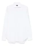 Barba cutaway-collar shirt - White