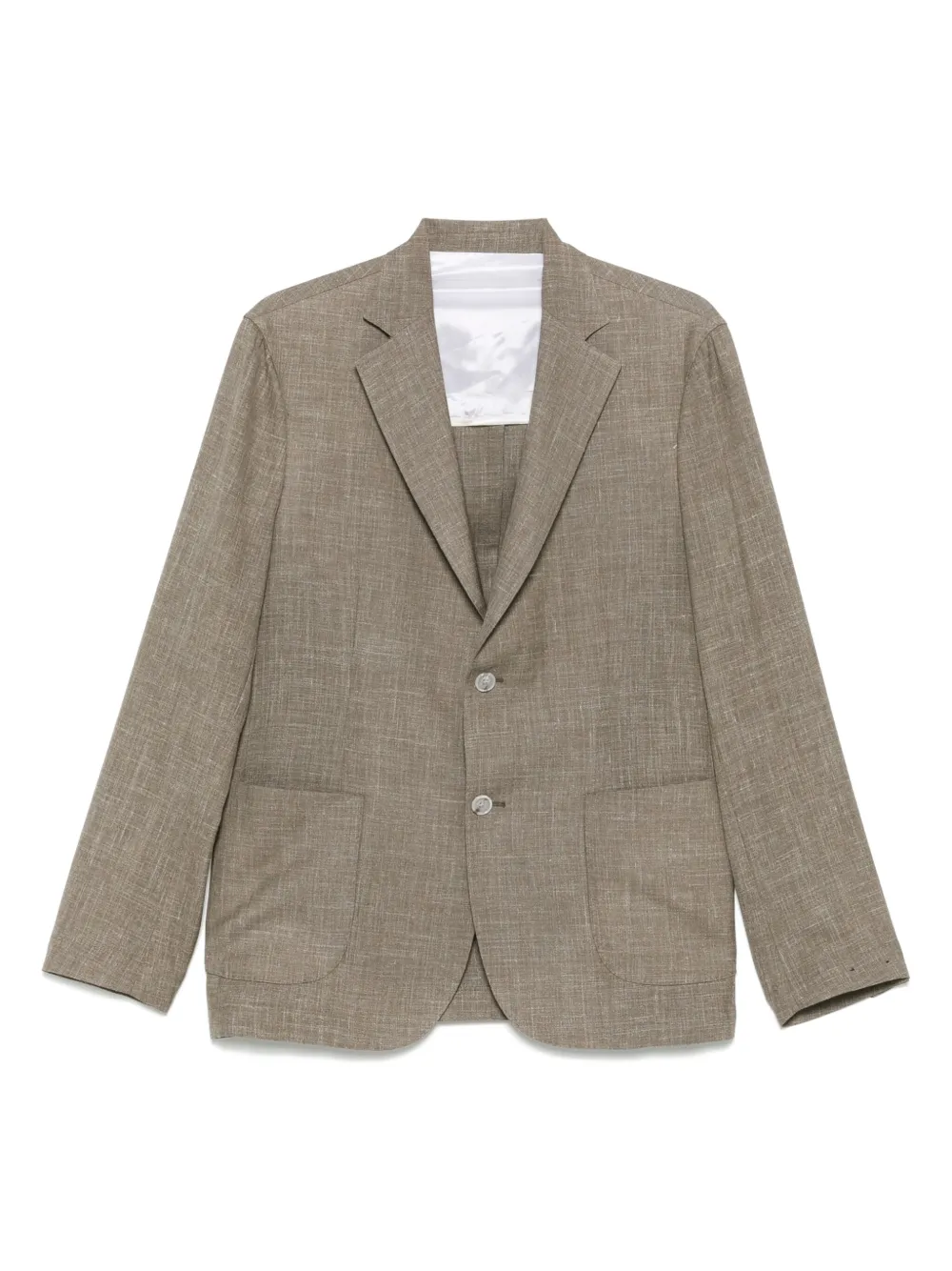 Barba single-breasted blazer | Brown | Image 1
