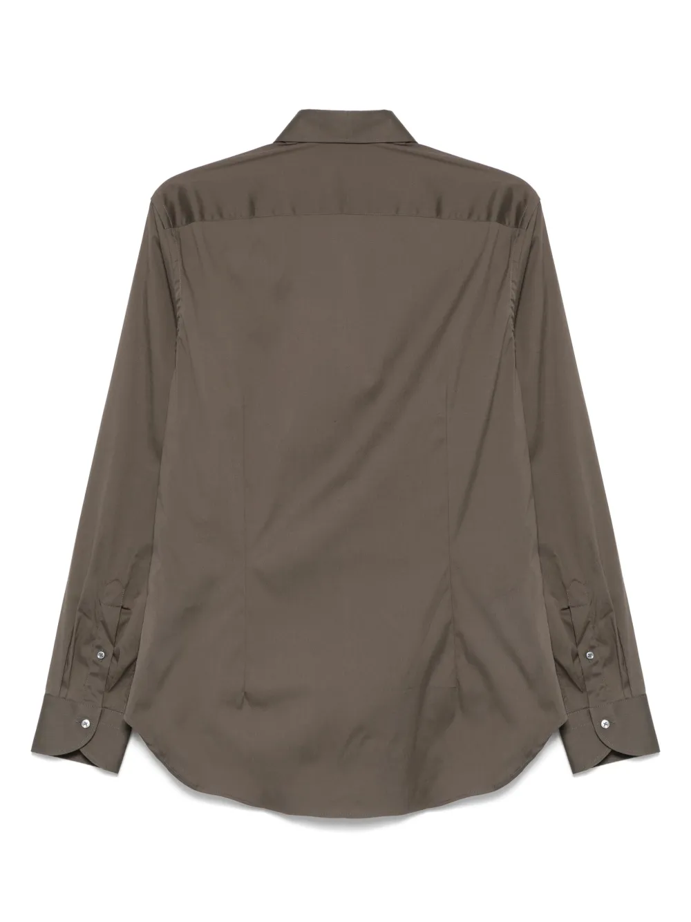 Canali Popeline overhemd - Groen