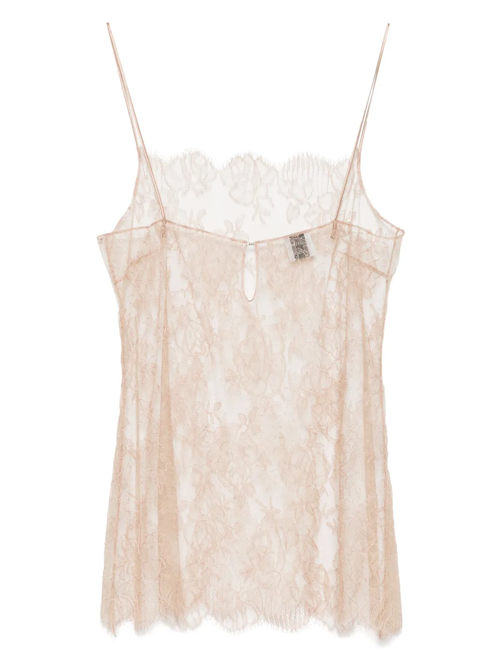 Carine Gilson Silk Camisole In Neutral