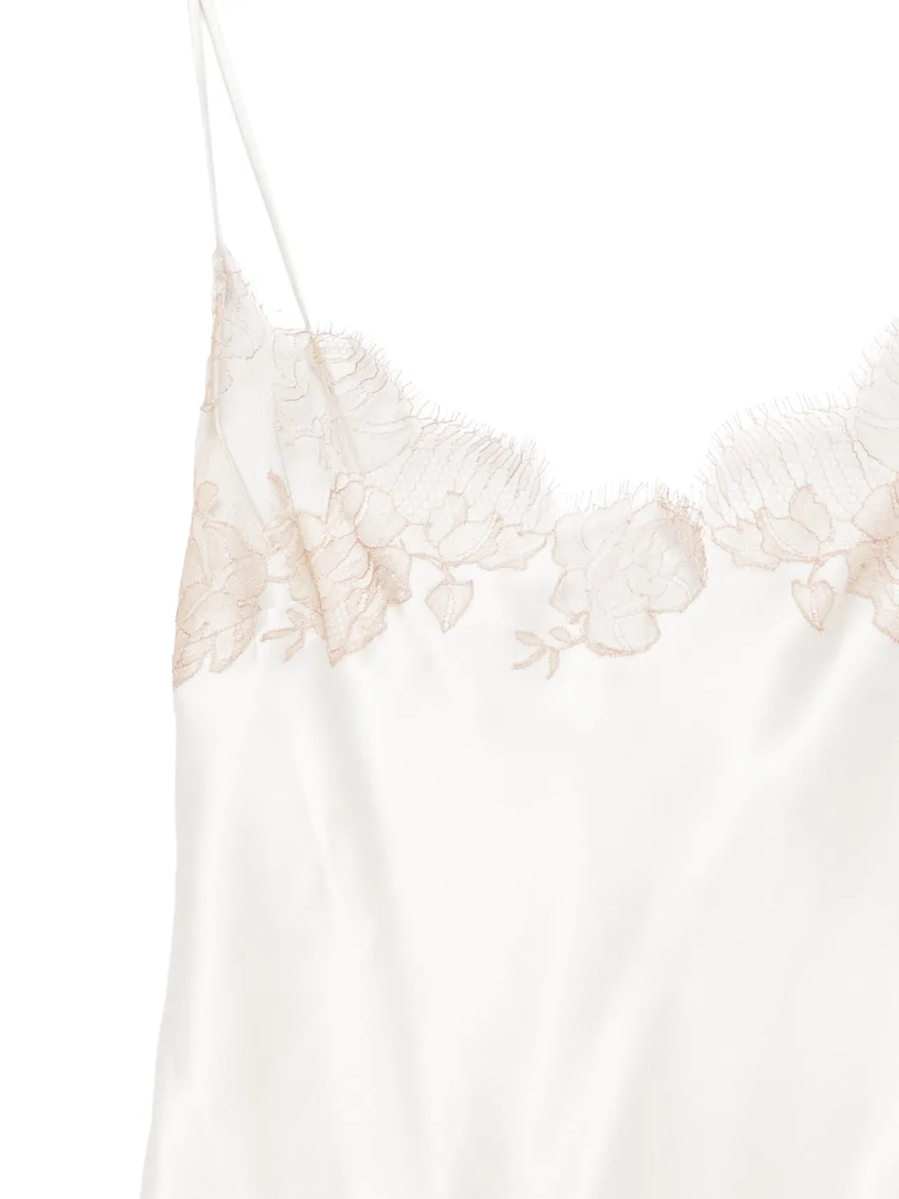 Carine Gilson Silk Camisole In Neutral