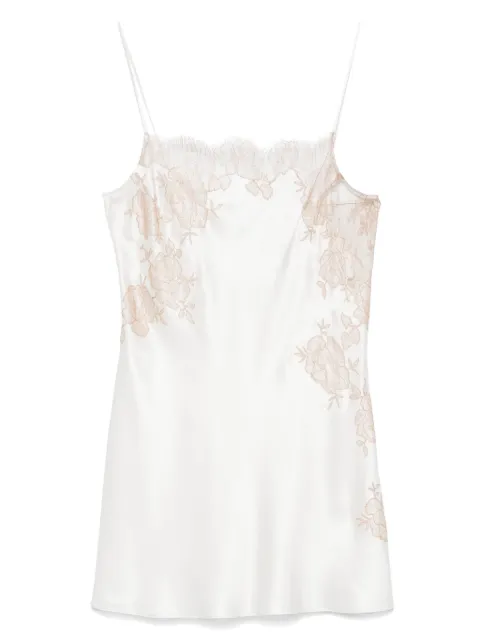 Carine Gilson Calais-Caudry slip dress