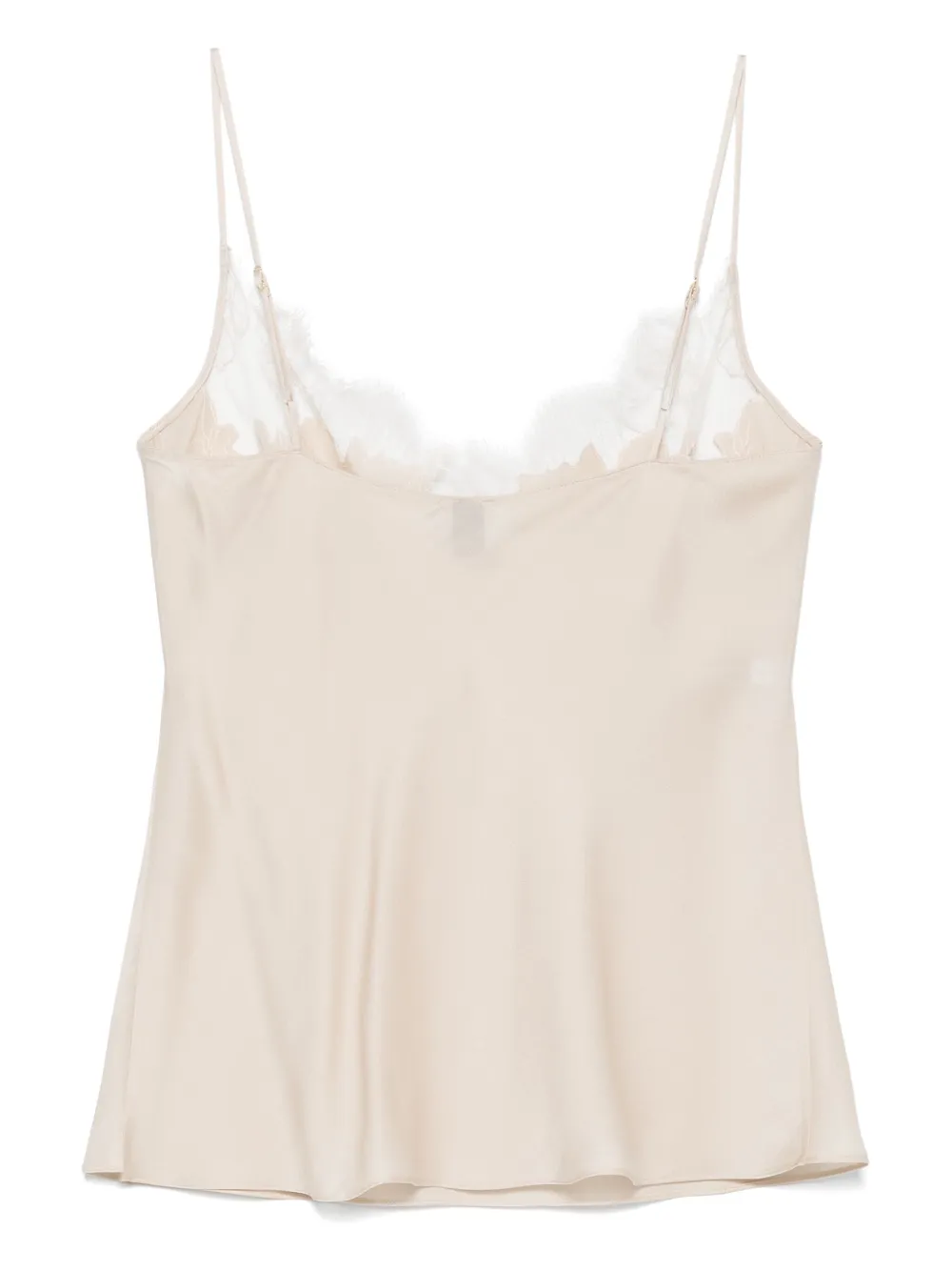 Carine Gilson Silk Camisole In Neutral