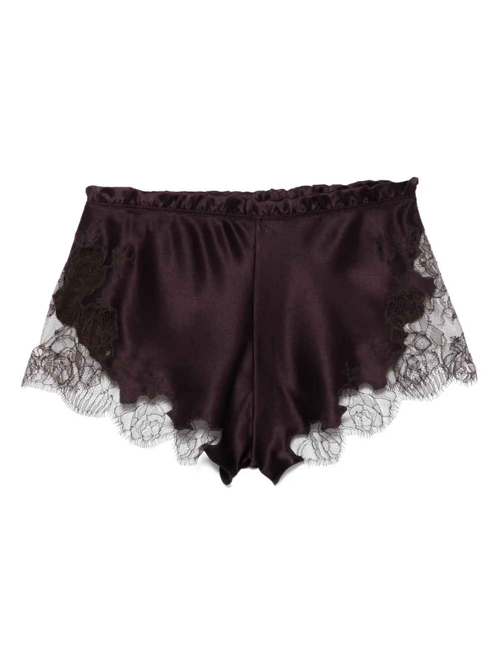 Carine Gilson Calais-caudry Pyjama Shorts In Purple