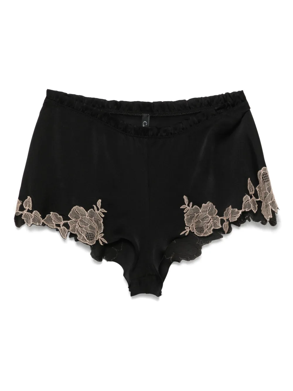 Carine Gilson Zijden shorts Zwart