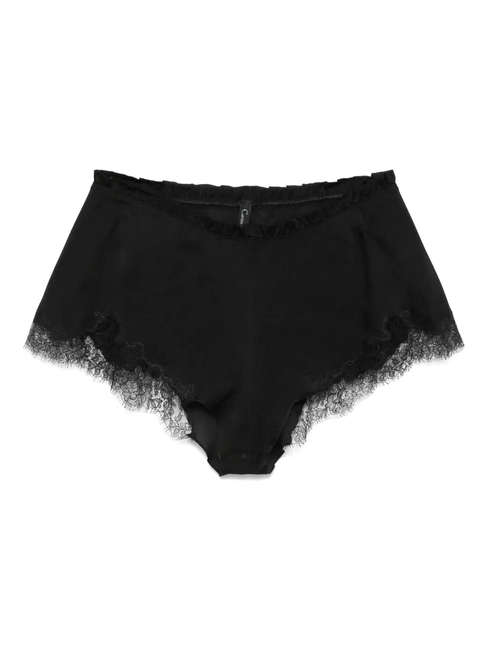 Carine Gilson シルクショートパンツ - ブラック Carine Gilson シルクショートパンツ - ブラック
