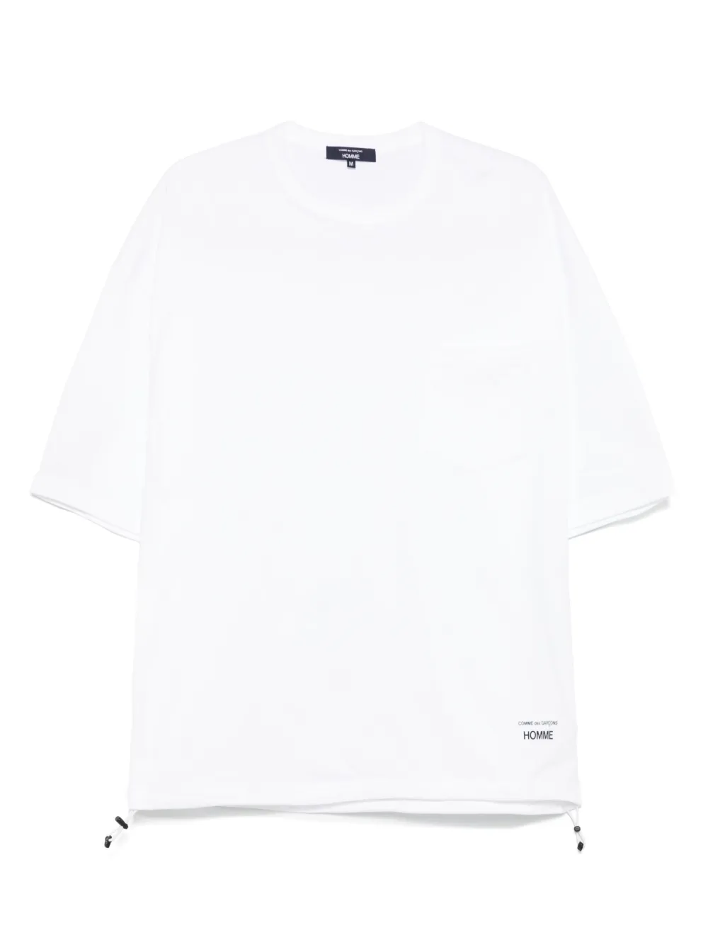 Comme des Garçons Homme T-shirt met logoprint Wit