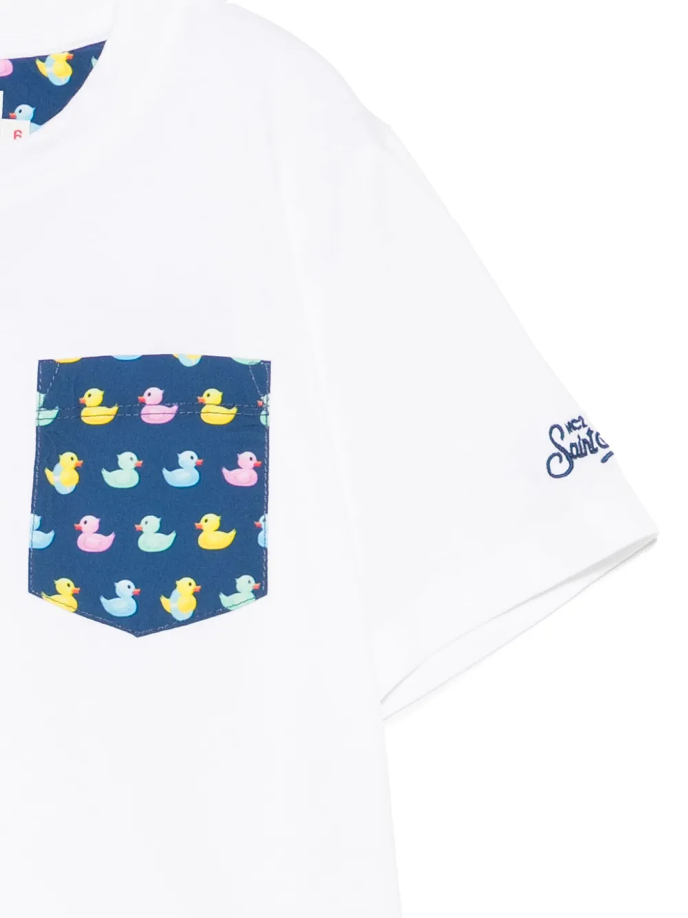 MC2 Saint Barth Kids Kea T-shirt Wit