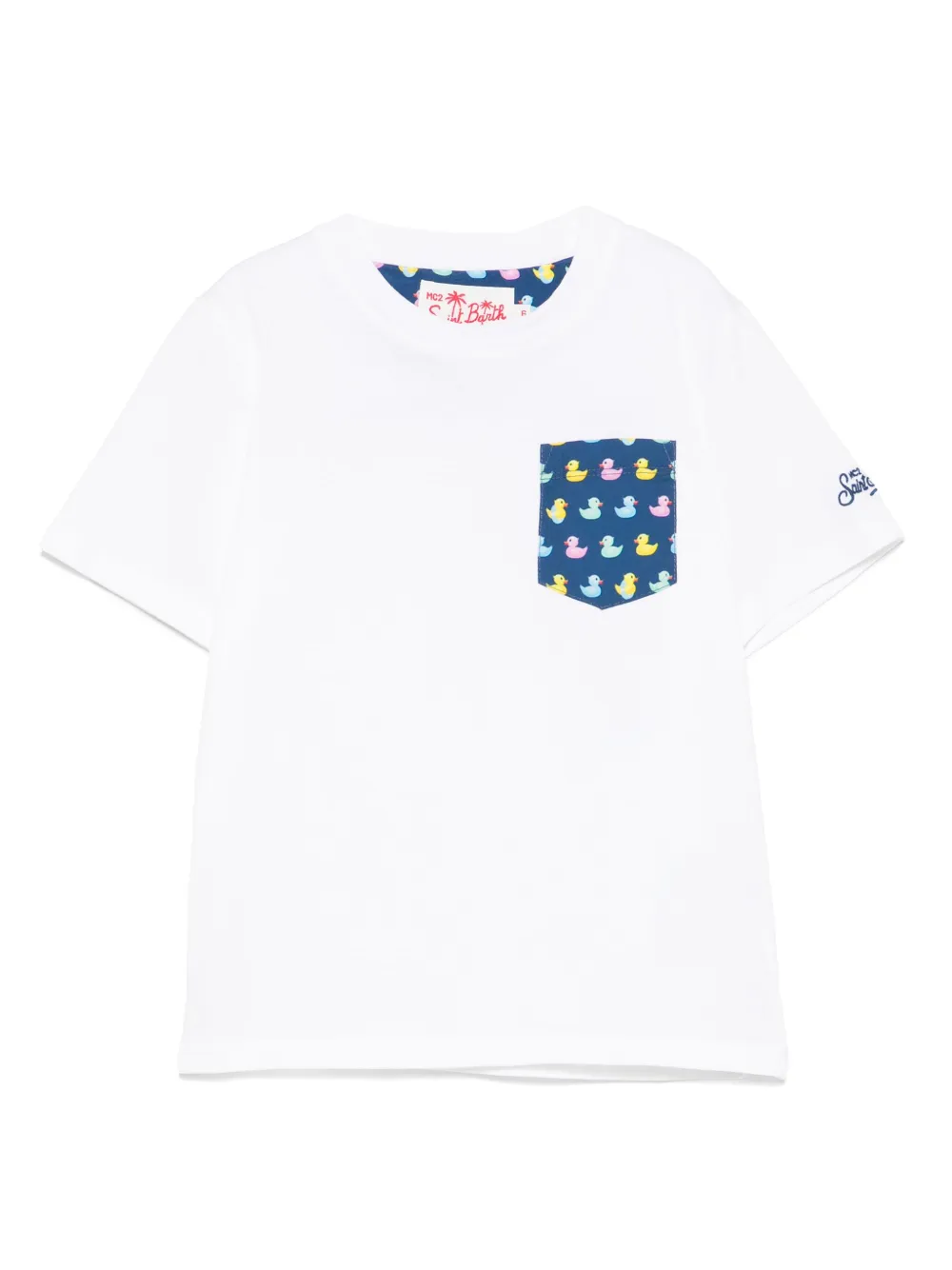 MC2 Saint Barth Kids Kea T-shirt Wit