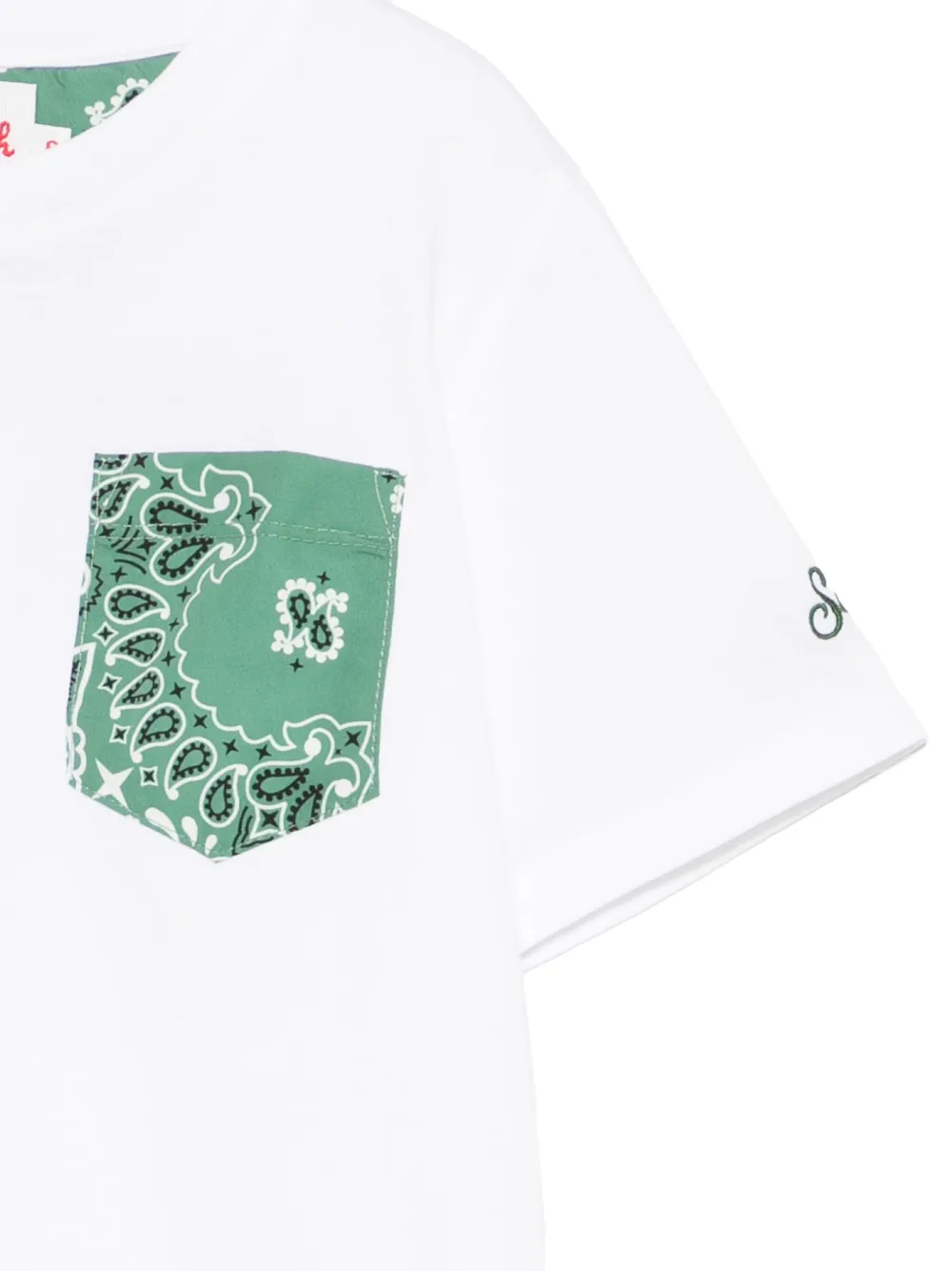 MC2 Saint Barth Kids Kea T-shirt Wit