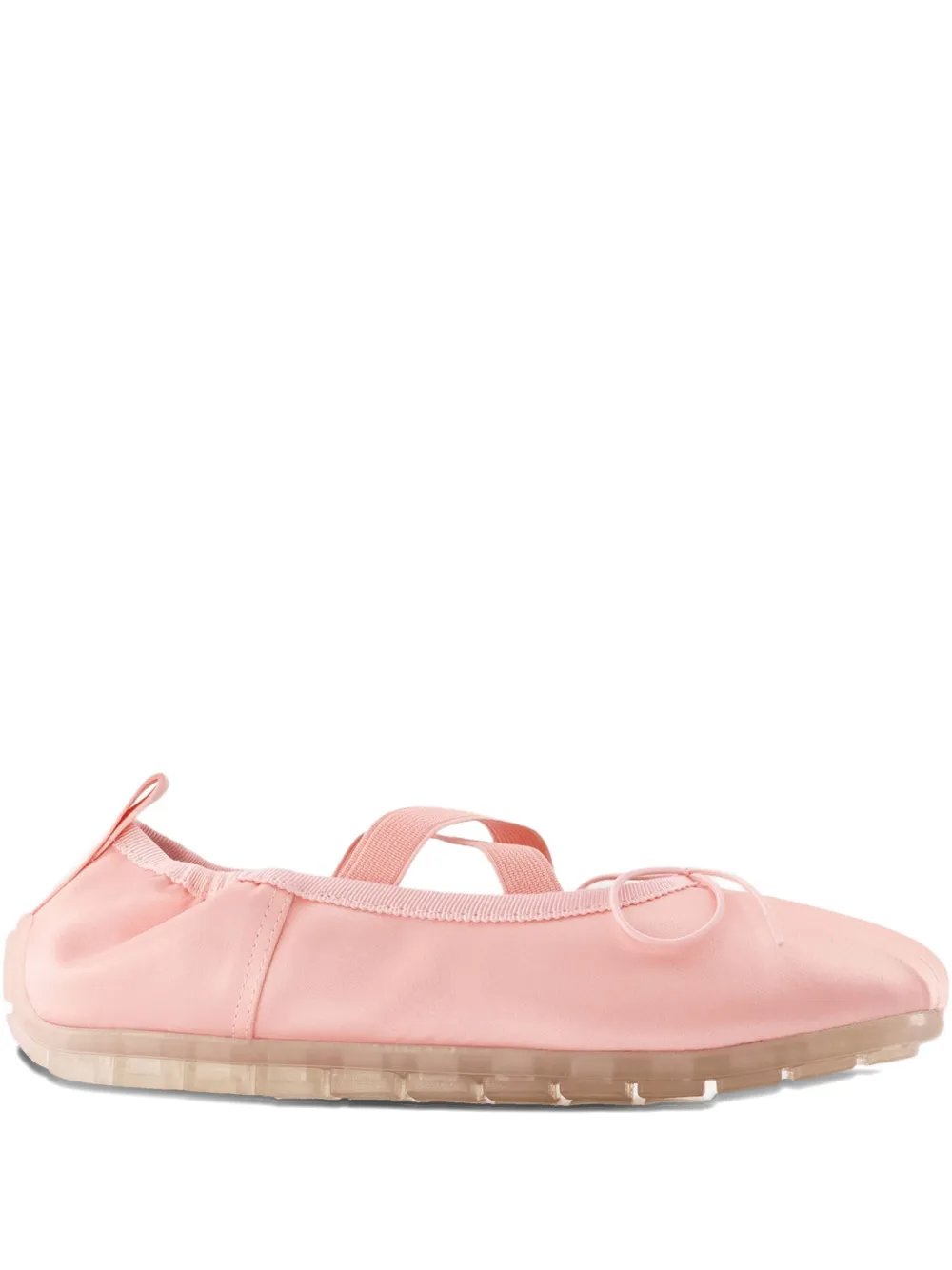 Simone Rocha satin ballerina shoes Pink