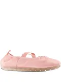 Simone Rocha satin ballerina shoes - Pink