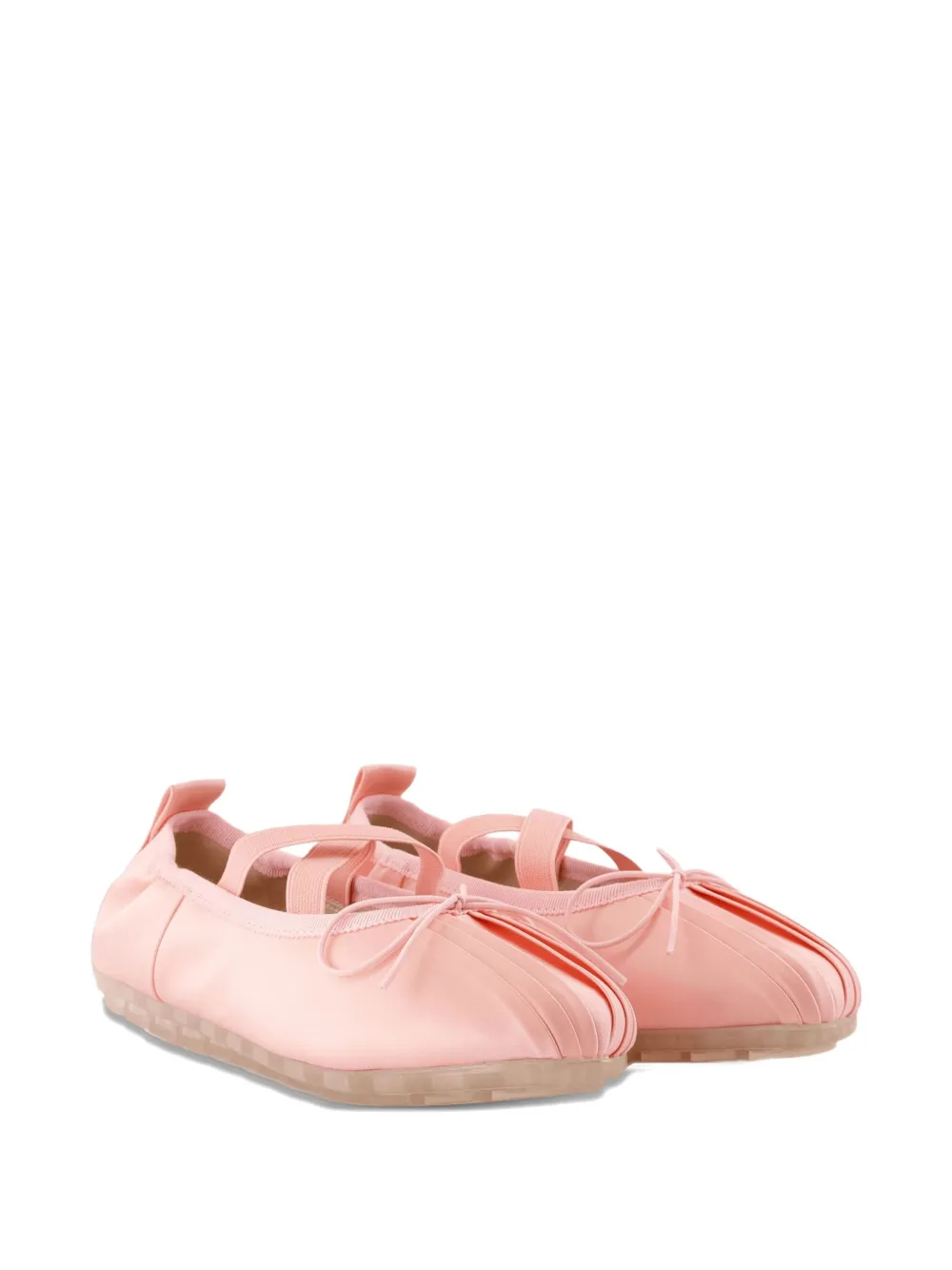 Simone Rocha Satijnen ballerina's - Roze