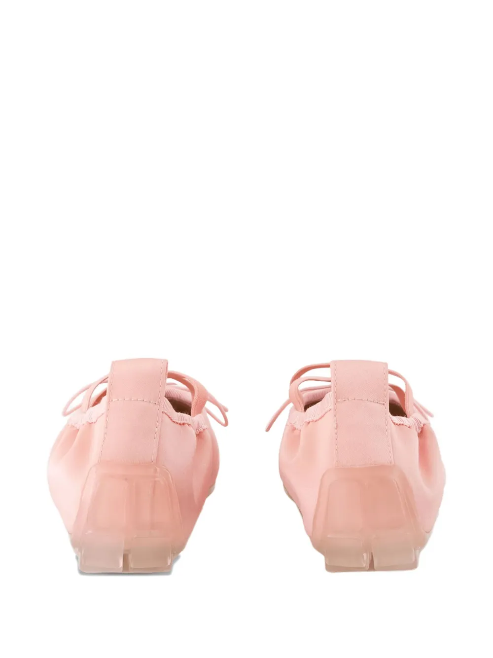 Simone Rocha satin ballerina shoes Pink