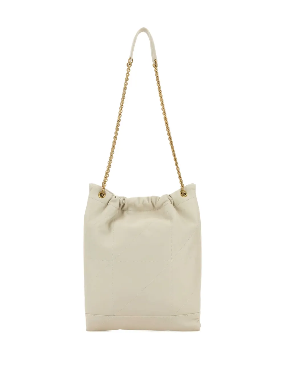  Saint Laurent Pochon Drawstring Tote Bag - Neutrals 
