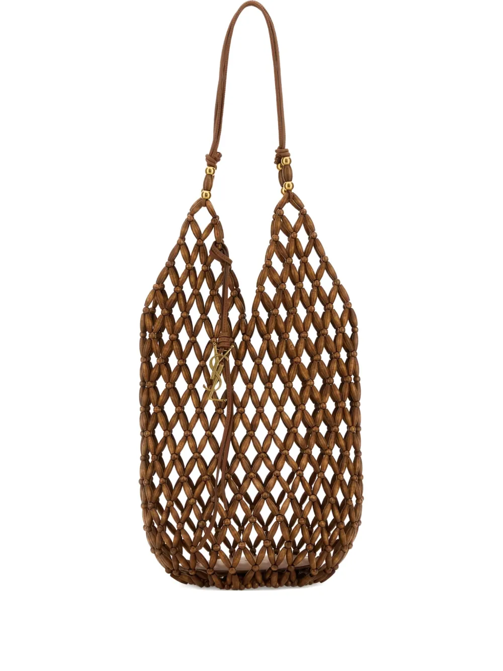 Saint Laurent Borsa a secchiello Supple - Marrone