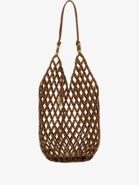 Saint Laurent sac seau tressé Supple