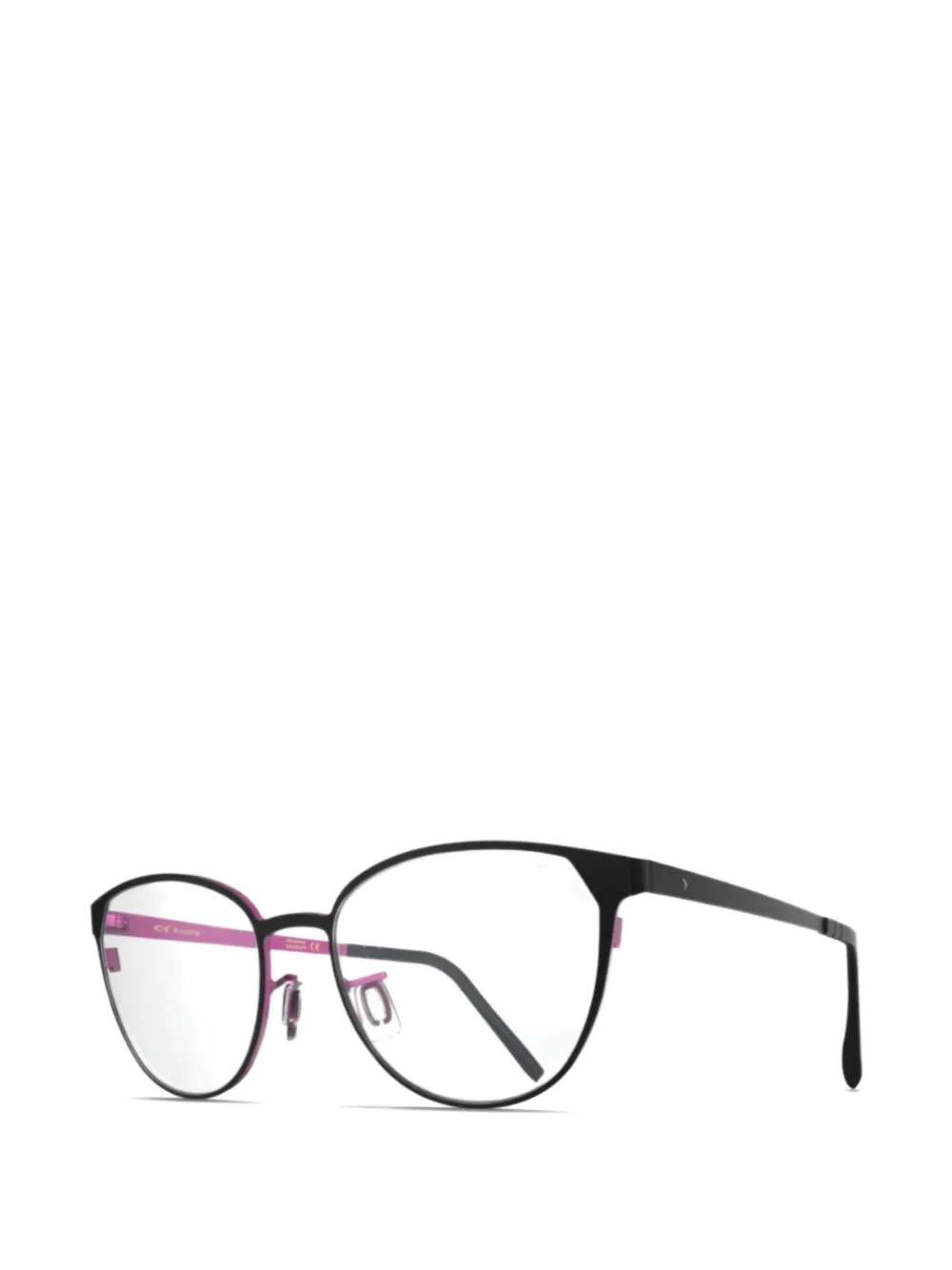 Blackfin geometric-frame glasses - Nero