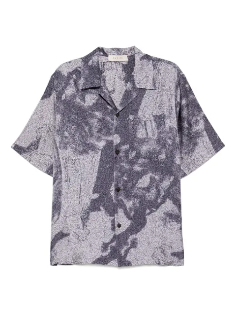 Qasimi dust-print resort shirt
