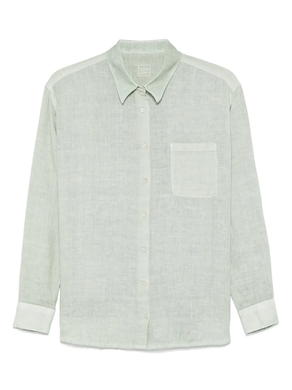 120% Lino camisa de lino | verde | Image 1