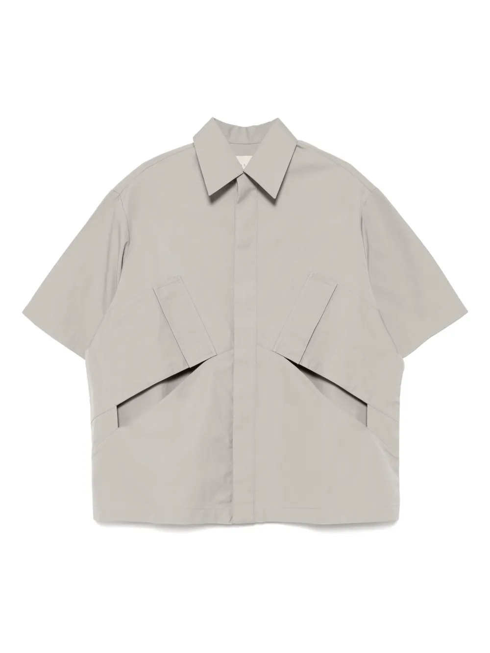 Qasimi camisa con abertura | gris | Image 1