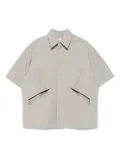 Qasimi cut-out shirt - Grey