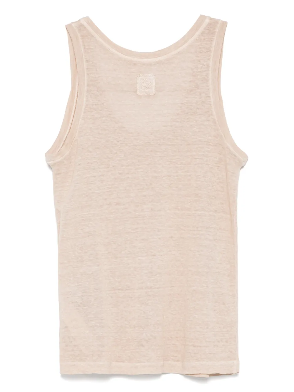 120% Lino camiseta con cuello redondo | Chalecos y camisetas | Image 2