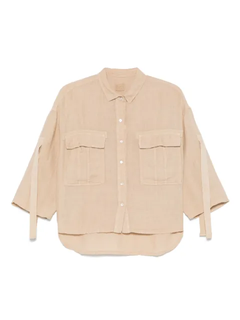 120% Lino camisa de lino