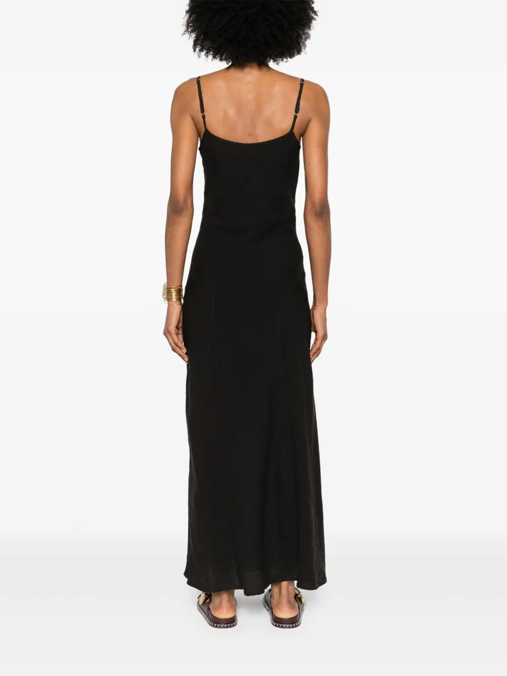 120% LINO LINEN MAXI DRESS 