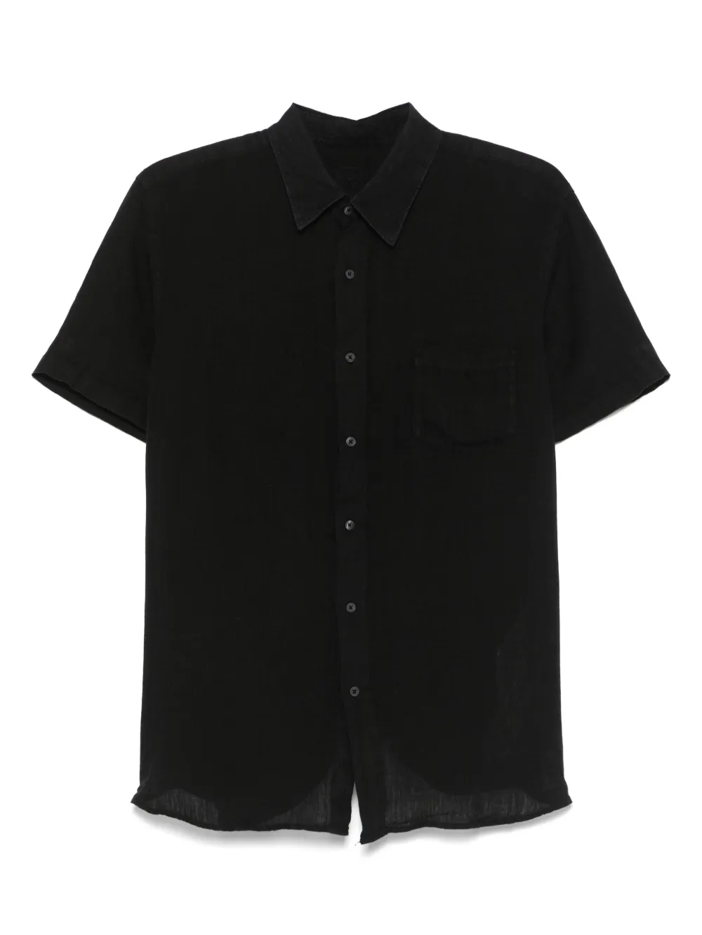120% Lino camisa de lino | negro | Image 1