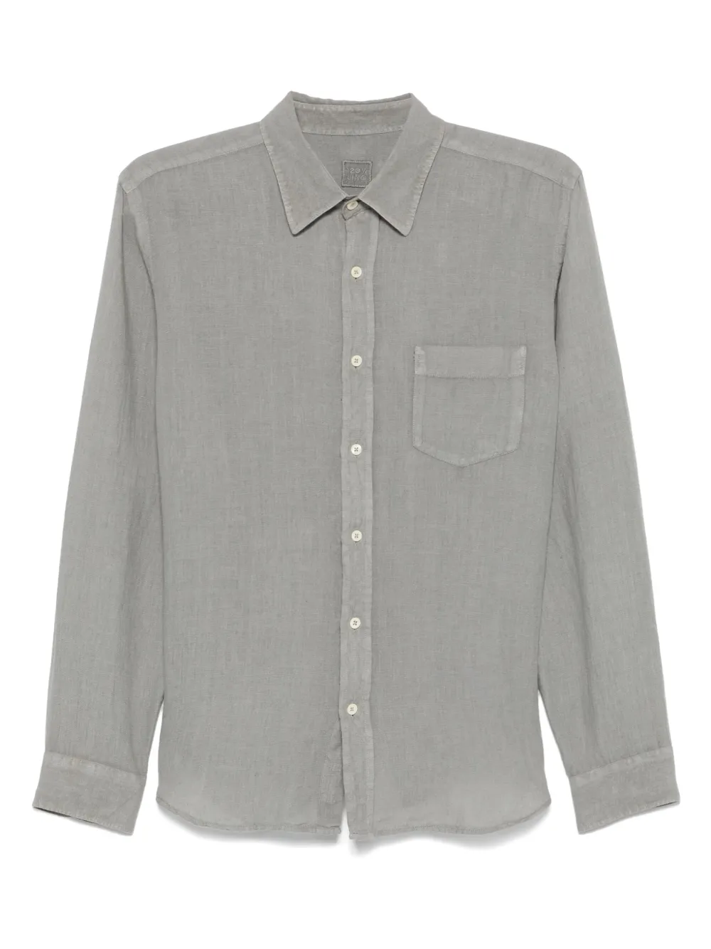 120% Lino camisa de lino | gris | Image 1