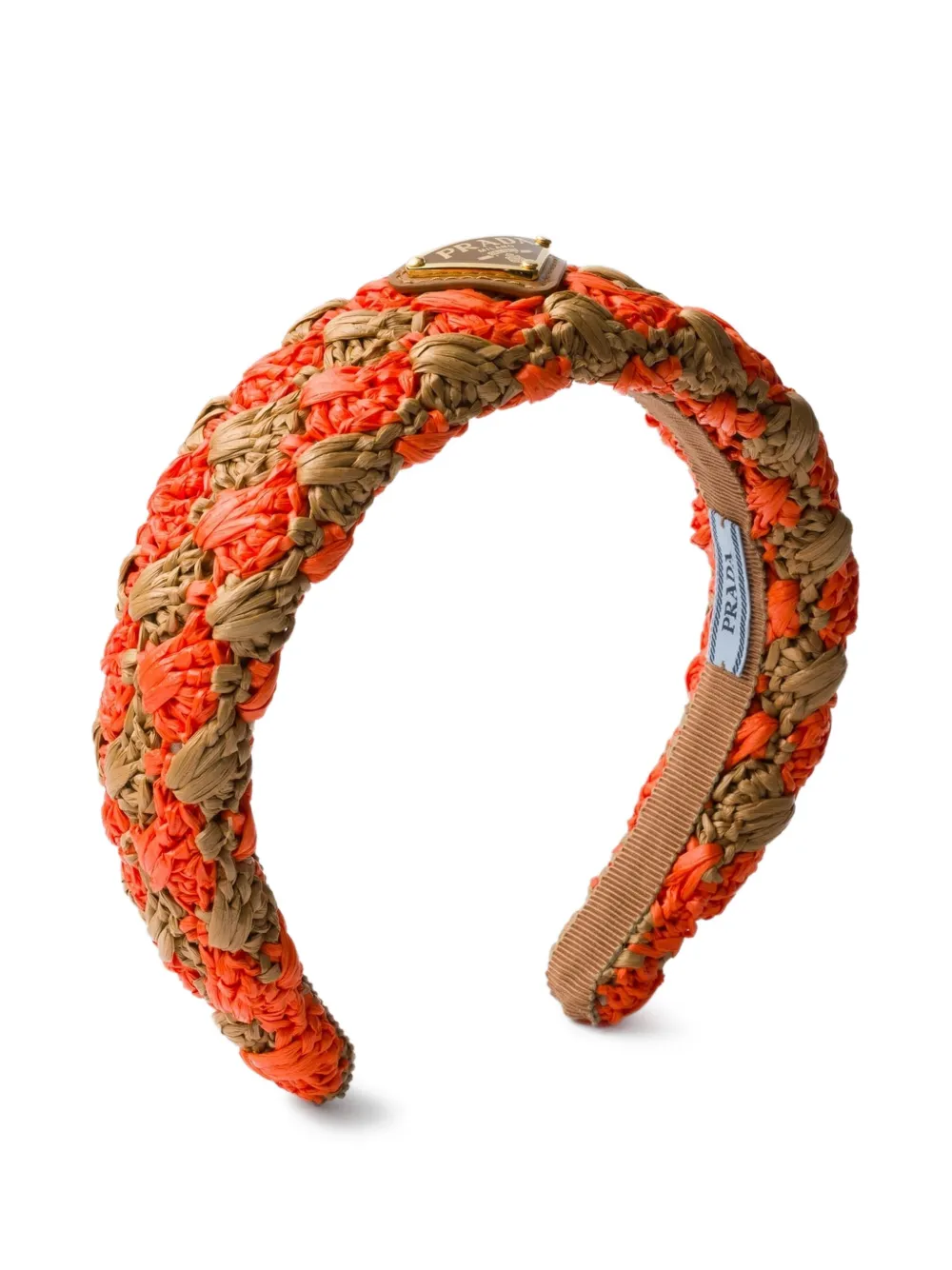 Prada Gehaakte haarband Oranje
