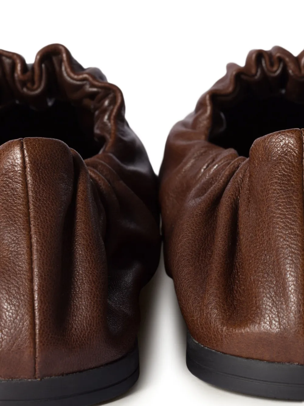 Miu Elastische ballerina's Bruin