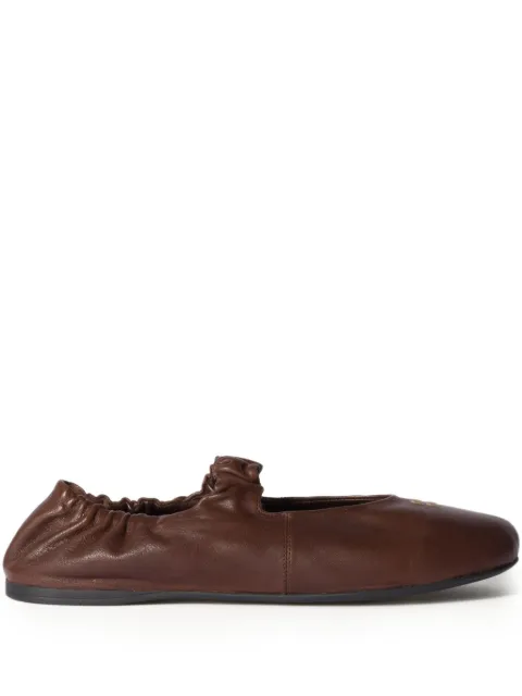 Miu Miu elasticated ballet flats