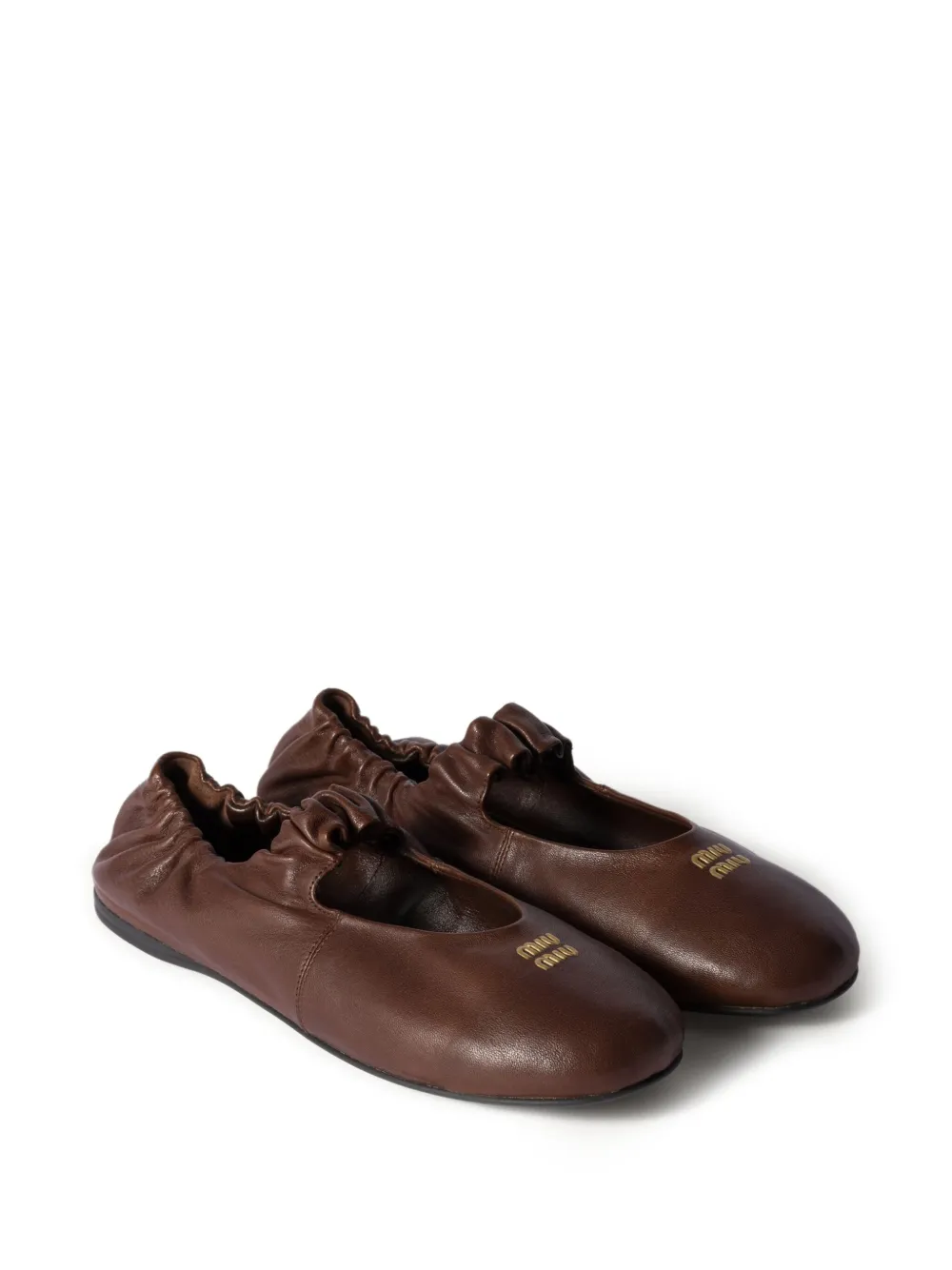 Miu Miu elasticated ballet flats | Image 2