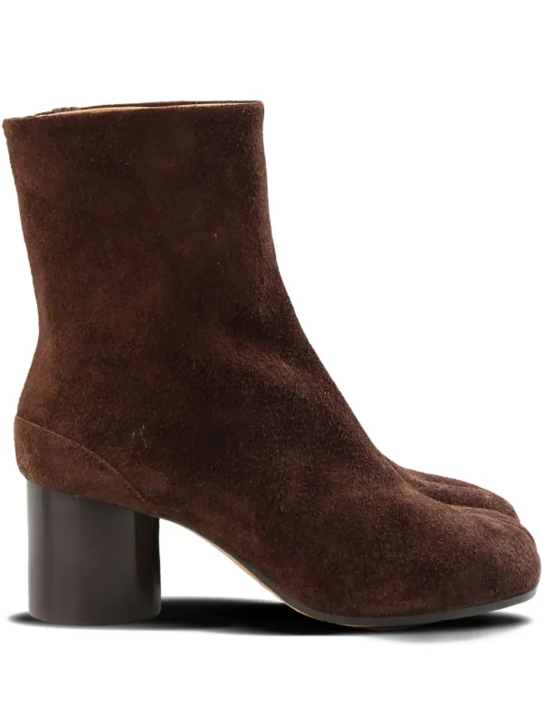 Maison Margiela Tabi アンクルブーツ | ブラウン | FARFETCH JP