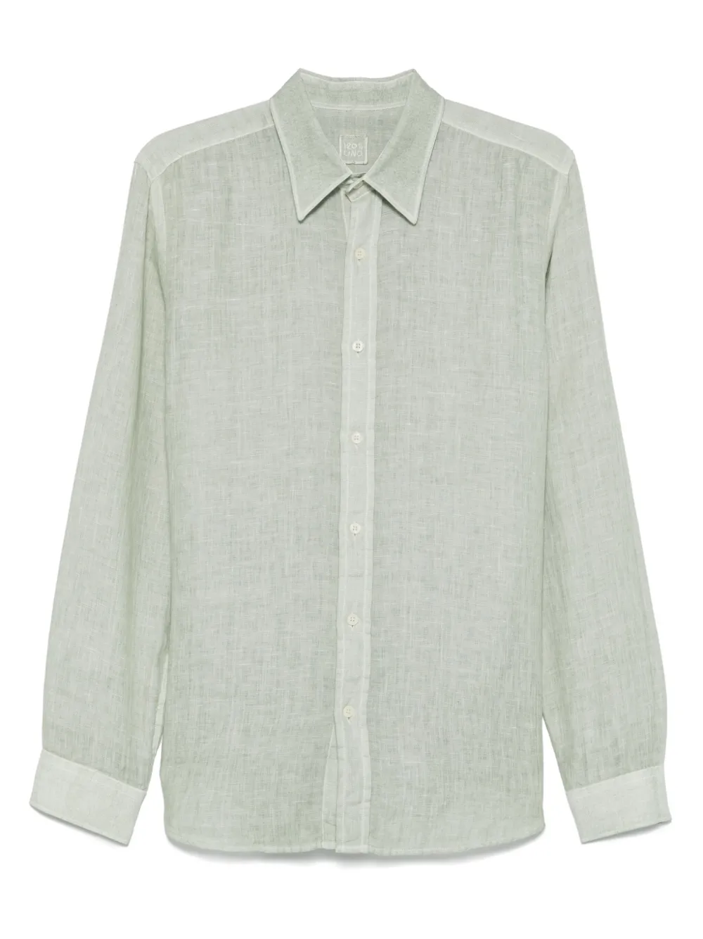 120% Lino linen shirt | Green | Image 1