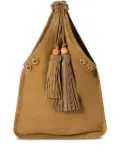 Miu Miu tassel-detail shoulder bag - Brown