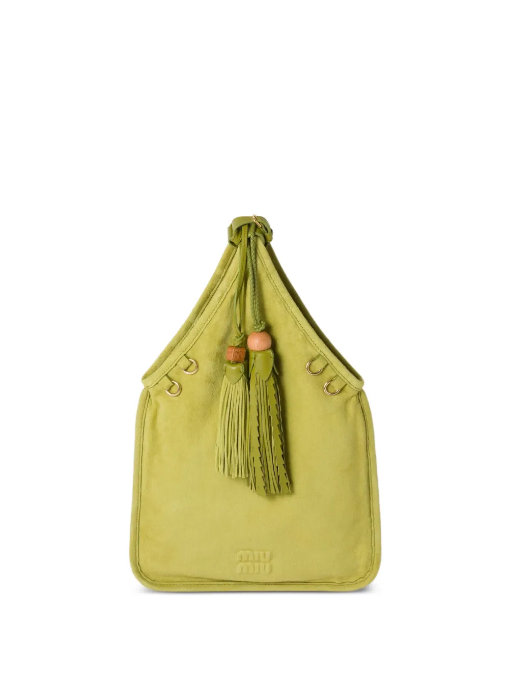 Miu Miu tassel-embellished side bag | Green | Image 1
