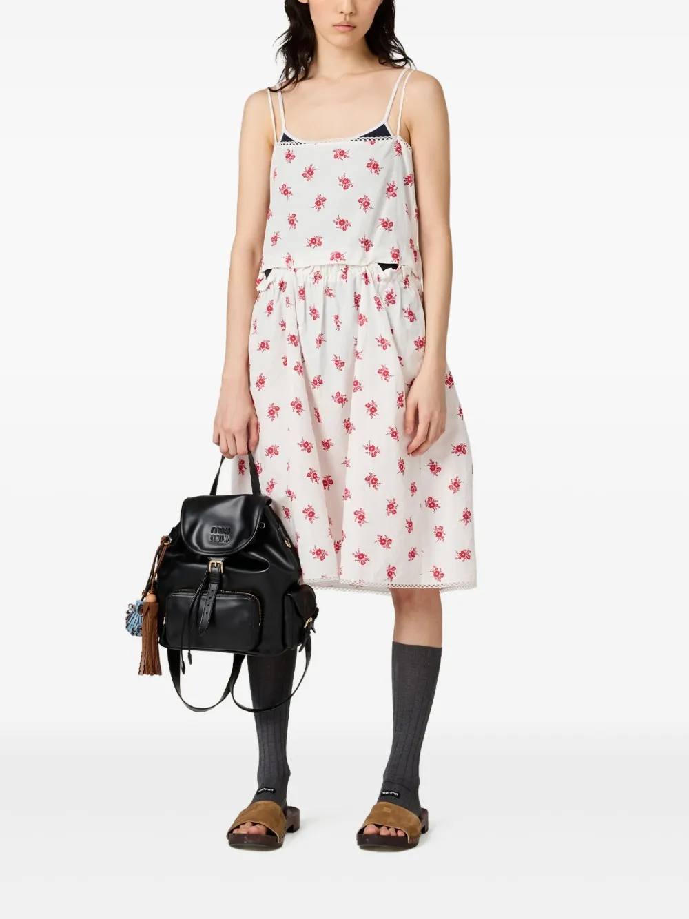 Miu Miu robe en popeline de coton | Robes de jour | Image 2