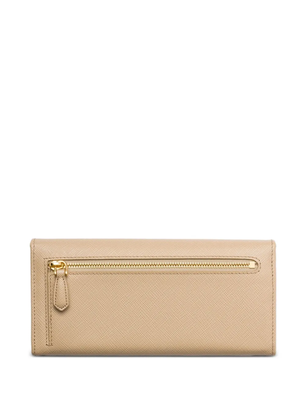 Prada large Saffiano leather wallet - Beige