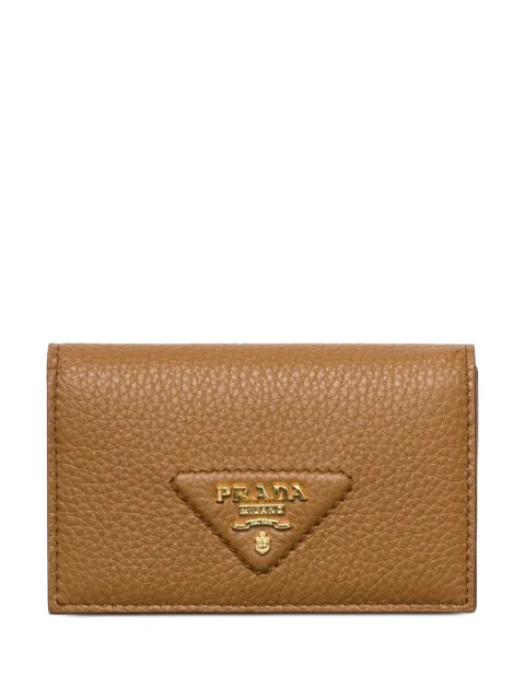 Prada leather card holder
